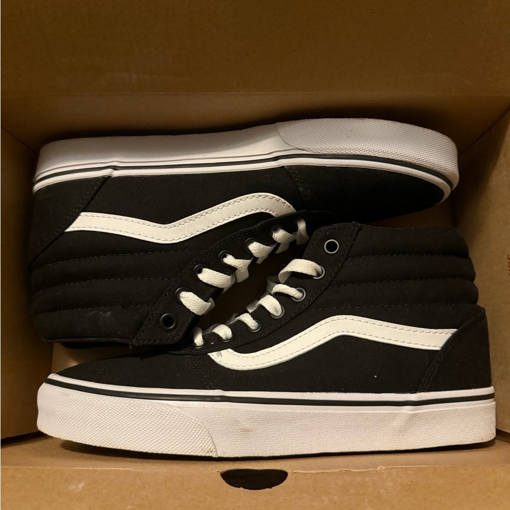 Vans Black High-Top Shoes